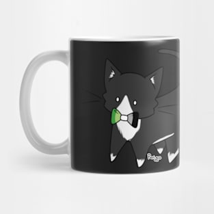 Aro Pride Tuxedo Kitty Mug